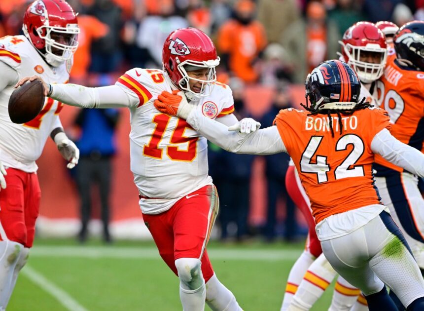 Pertandingan, prediksi kemiringan AFC West