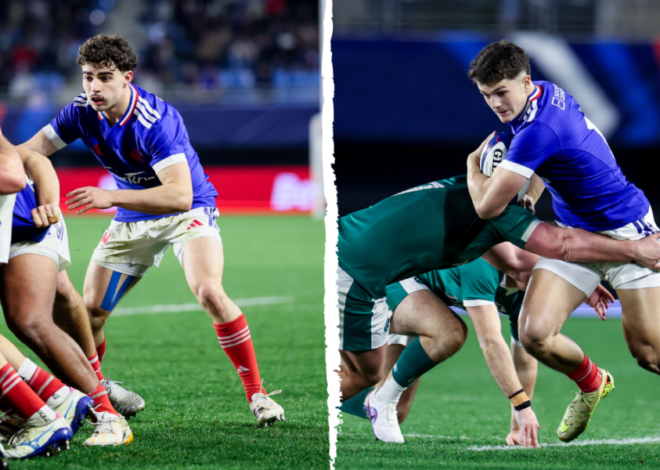 Prancis U20 mencetak gol melawan Irlandia