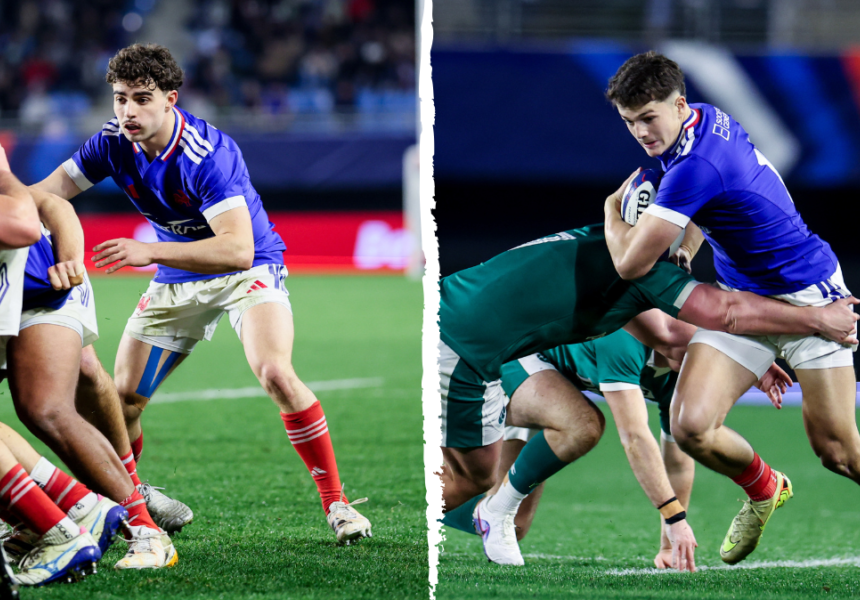 Prancis U20 mencetak gol melawan Irlandia