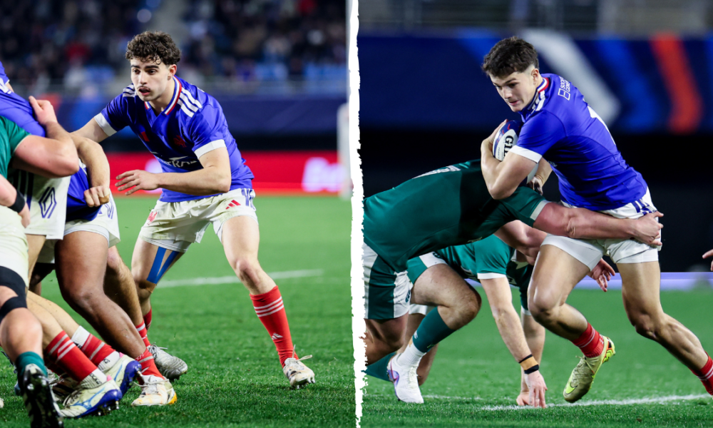 Prancis U20 mencetak gol melawan Irlandia